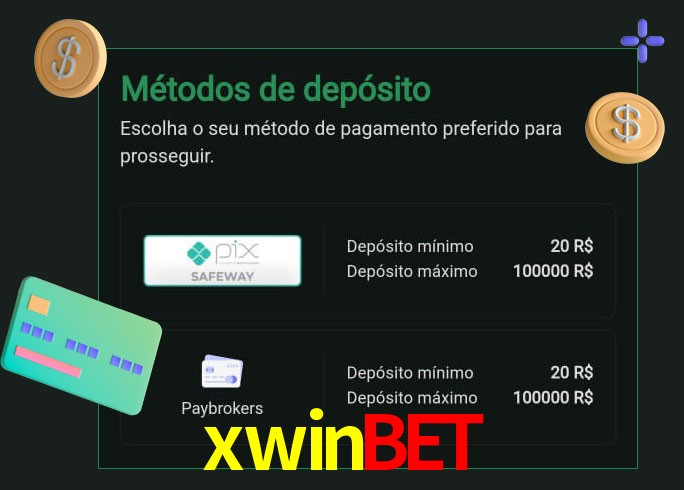 O cassino xwinbet oferece uma grande variedade de métodos de pagamento